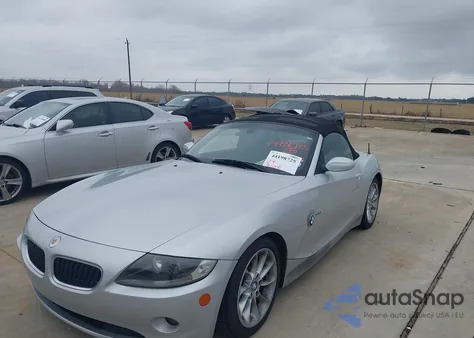 2005 BMW Z4 2.5I из США, поврежденный, VIN 4USBT33555LR71004